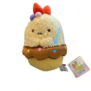 San-X Japan Sumikko Gurashi Ebifurai no Shippo Pen Pen ice cream Plush